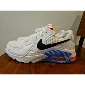 Nike Air Max Excee Womens Size 8.5 White Blue Athletic Running Shoes Sneakers